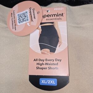 Shapermint Essentials Black High-Waisted Shaper Shorts